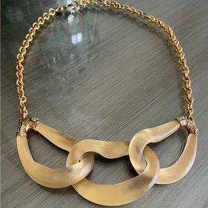 Alexis Bittar 3-link gold necklace